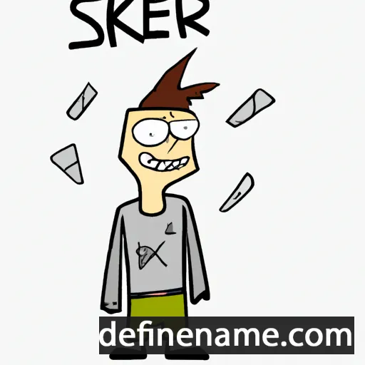 cartoon of the name Skerd