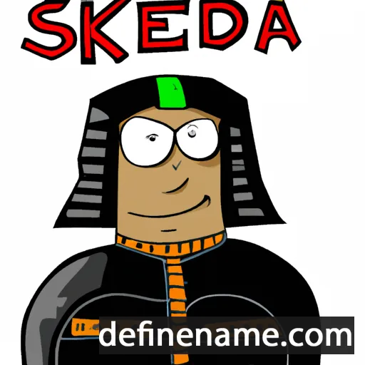 cartoon of the name Skerda