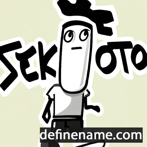 cartoon of the name Sketco