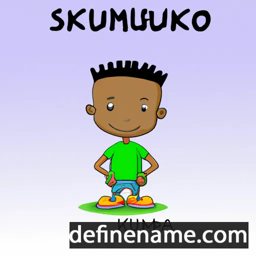 cartoon of the name Skhumbuzo