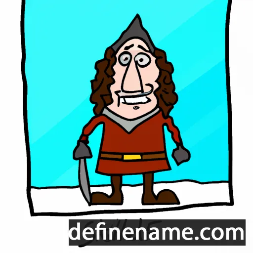 cartoon of the name Skialdfrith