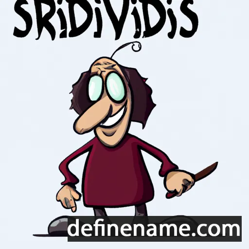 cartoon of the name Skirvydas