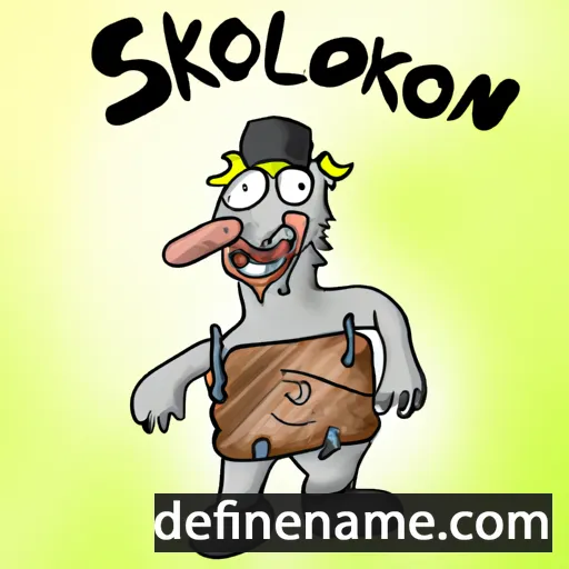 Skjaldbjørn cartoon