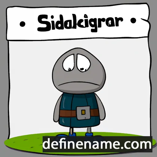 cartoon of the name Skjaldgerðr