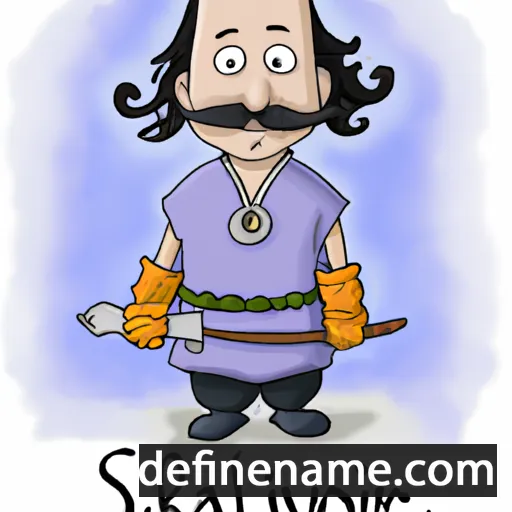 cartoon of the name Skjalvor