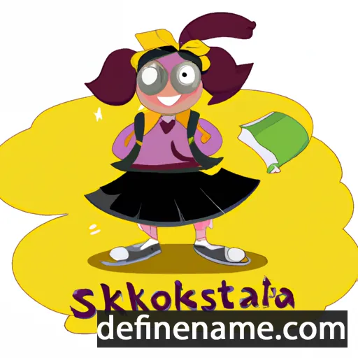 Skolastika cartoon