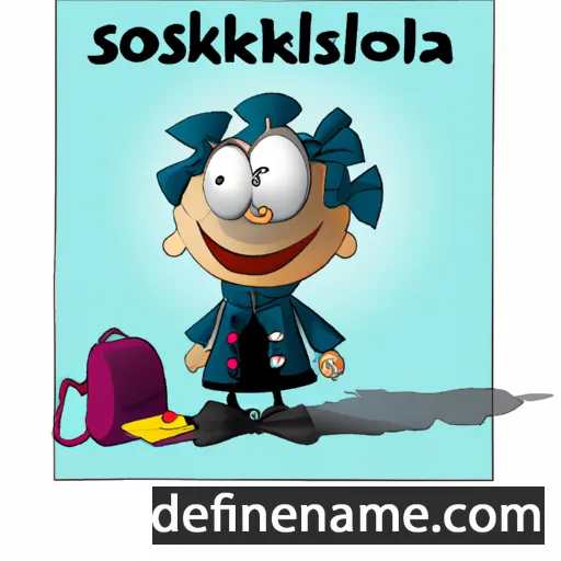 Skolasztika cartoon