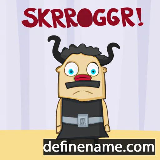 Skorargeirr cartoon