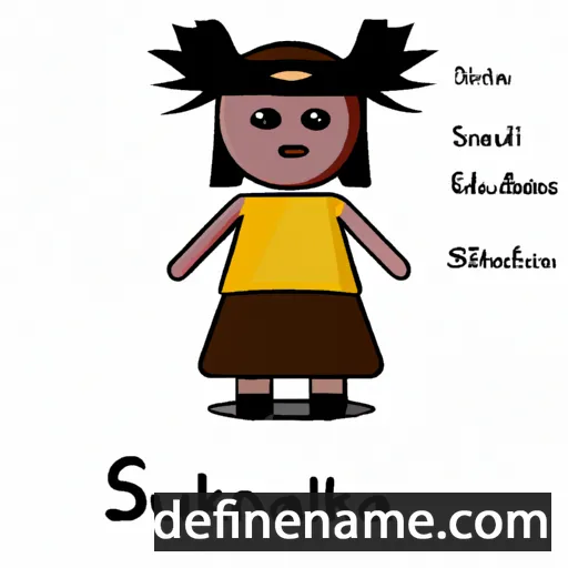 cartoon of the name Skúlína