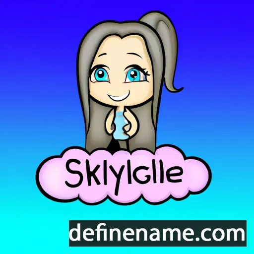 Skyleigh cartoon