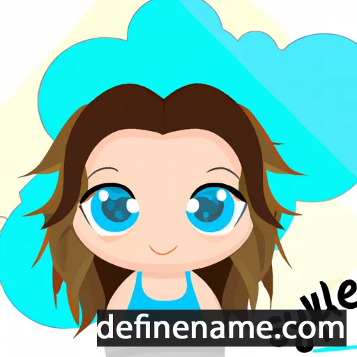 cartoon of the name Skylie