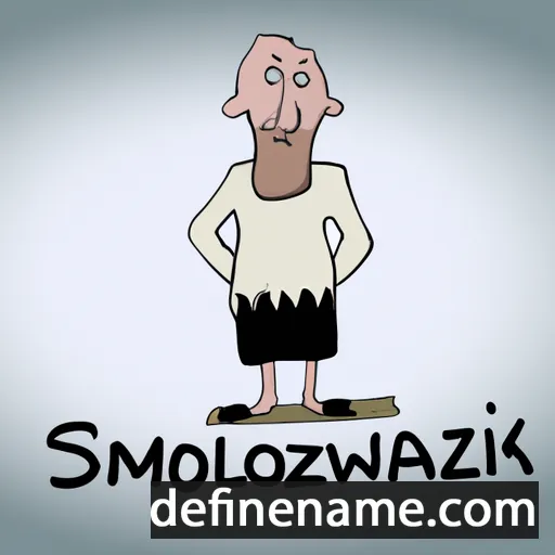 cartoon of the name Sławomirza