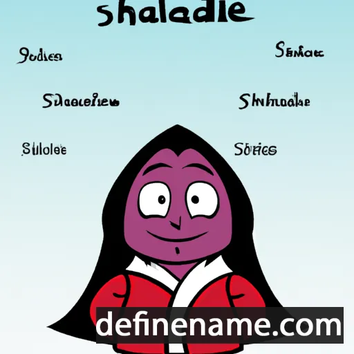 cartoon of the name Slaheddine