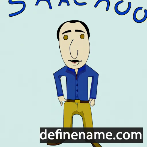 cartoon of the name Slavcho