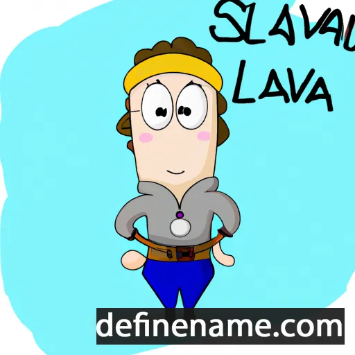 Slaviša cartoon