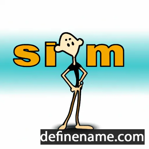 cartoon of the name Slim