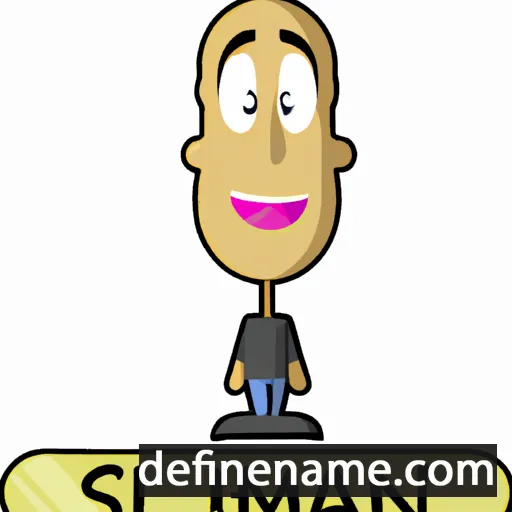 cartoon of the name Sliman