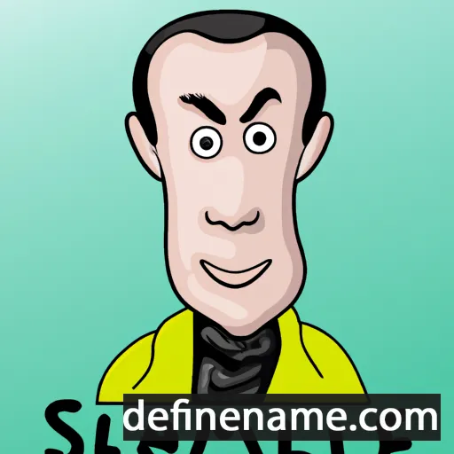 cartoon of the name Slimane