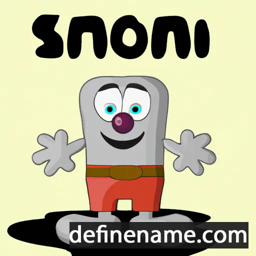 cartoon of the name Slomó