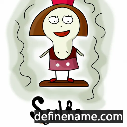 cartoon of the name Slúta