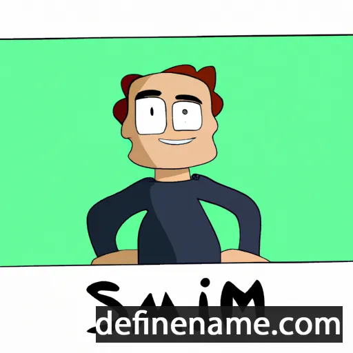 cartoon of the name Smaïn