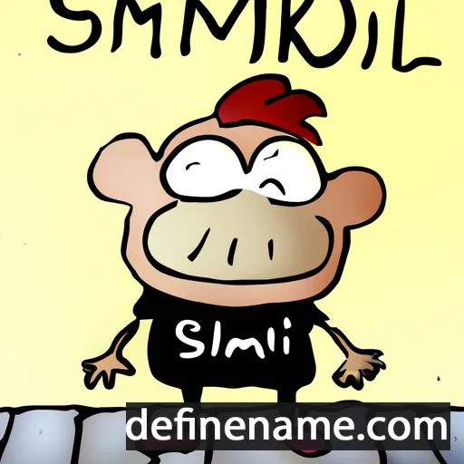 cartoon of the name Śmiałomir