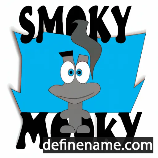 cartoon of the name Smokey