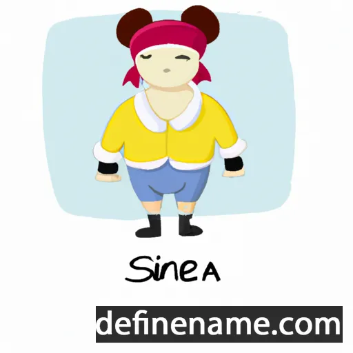 cartoon of the name Snježna