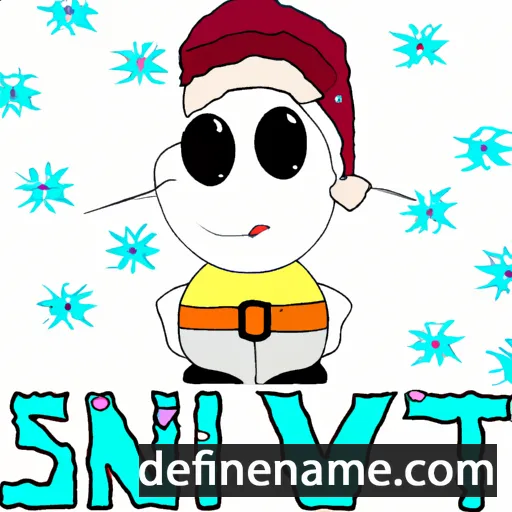 cartoon of the name Snövit