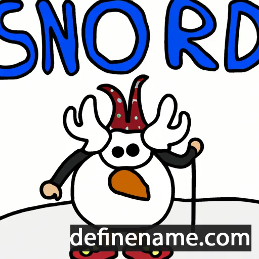 Snøfrid cartoon