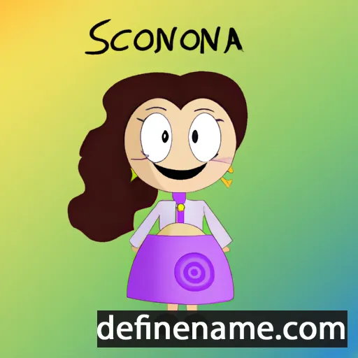 cartoon of the name Sónata