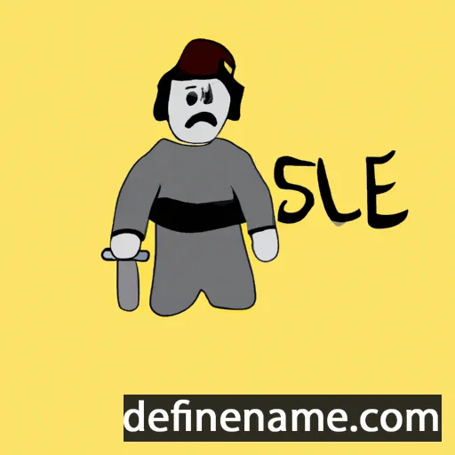 cartoon of the name Sølve