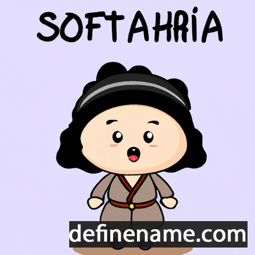 Soafinaritra cartoon