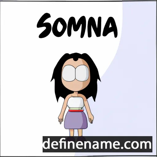 Soanomena cartoon