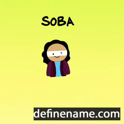 Sobena cartoon