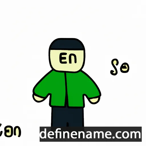 cartoon of the name Soen