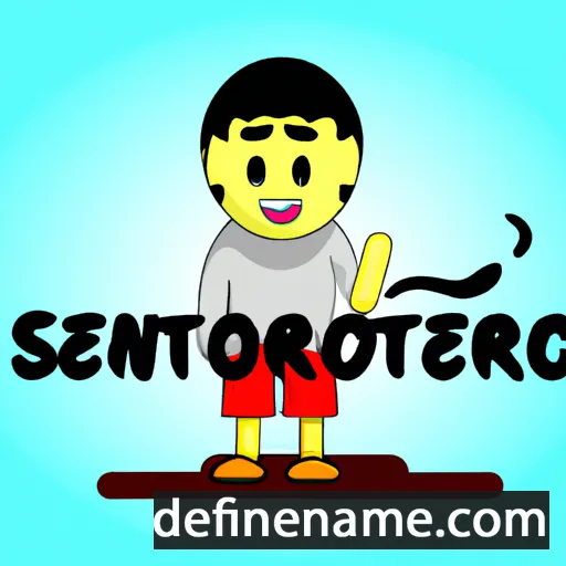 cartoon of the name Soerianto