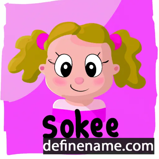 cartoon of the name Sofieke