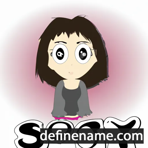 cartoon of the name Sofy