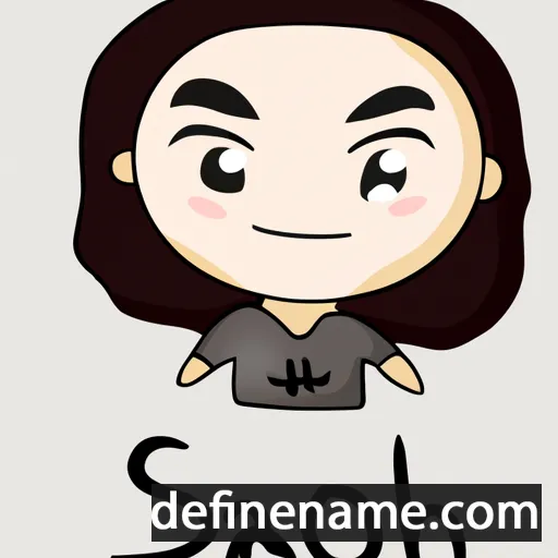 cartoon of the name Sohai