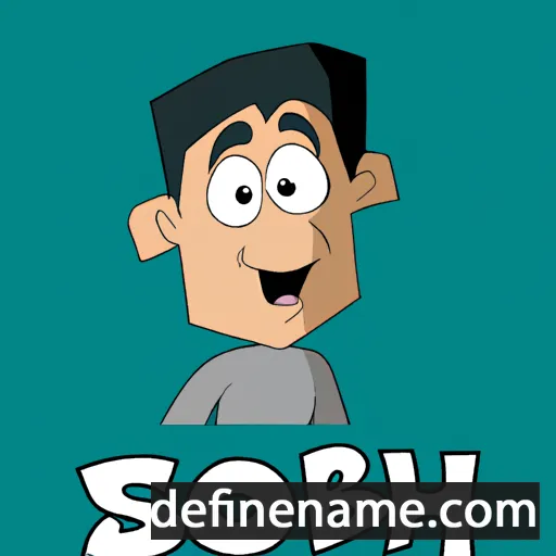 cartoon of the name Sohaib