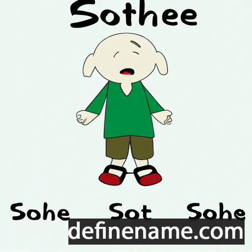 cartoon of the name Sohbet