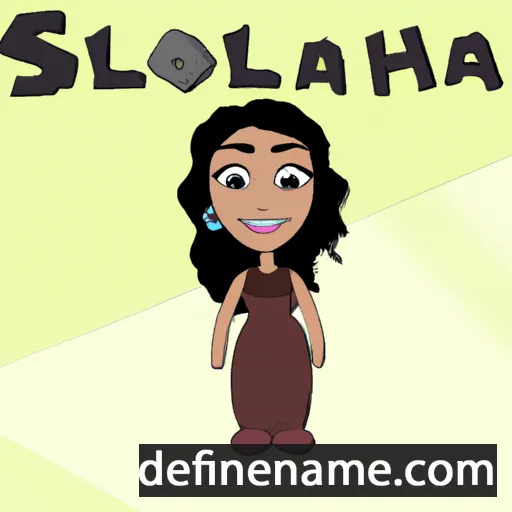 cartoon of the name Soheyla