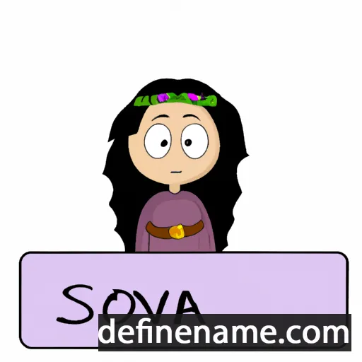 Sohviia cartoon