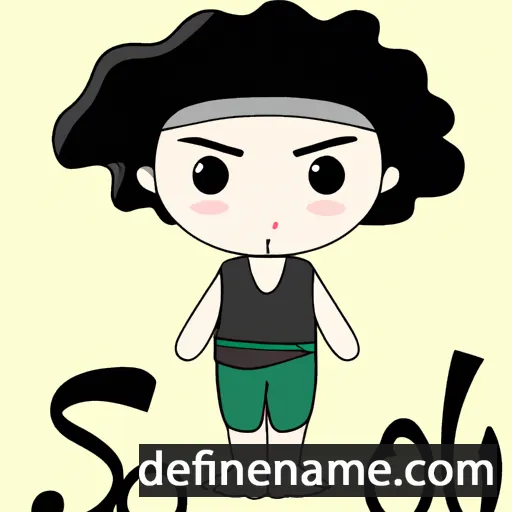 cartoon of the name Soi