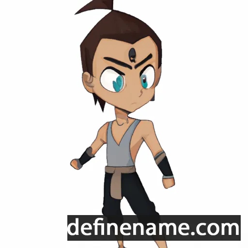 cartoon of the name Sokka