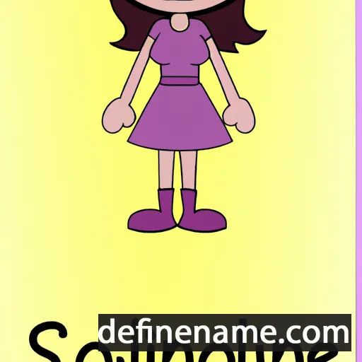 cartoon of the name Solanine