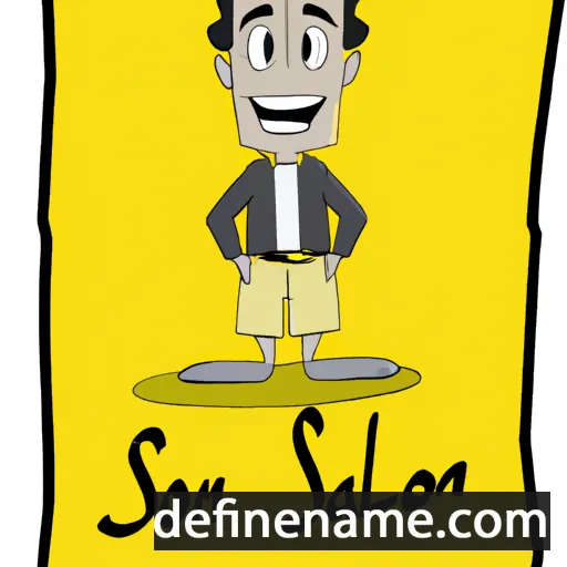 cartoon of the name Solano