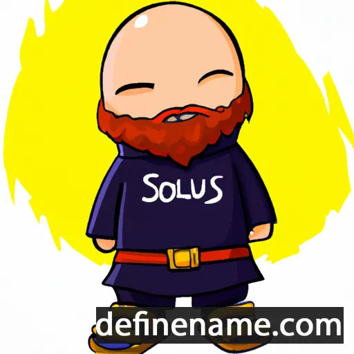 cartoon of the name Solanus