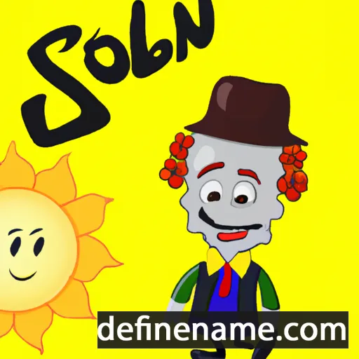 Solbon cartoon